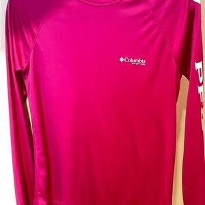 Columbia PFG Fuchsia Long Sleeve Shirt